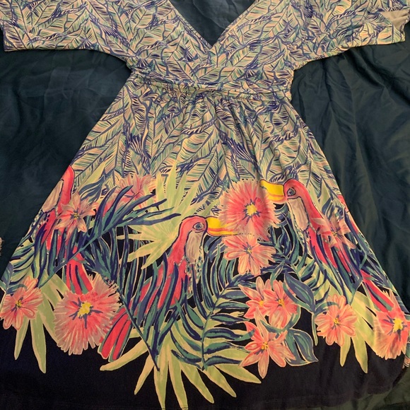 Lilly Pulitzer Bennet Blue Dress - Picture 2 of 4